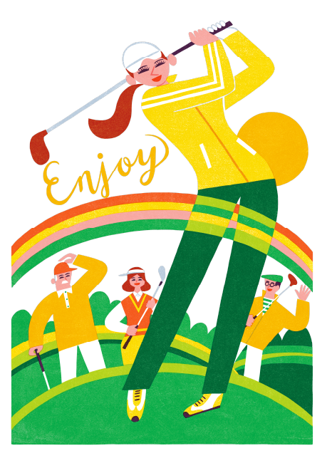 ワイワイ大好き「エンジョイゴルファー」タイプ